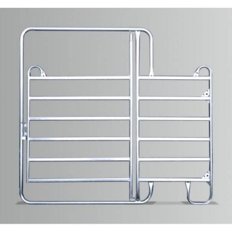 fence panels with a ROB gate